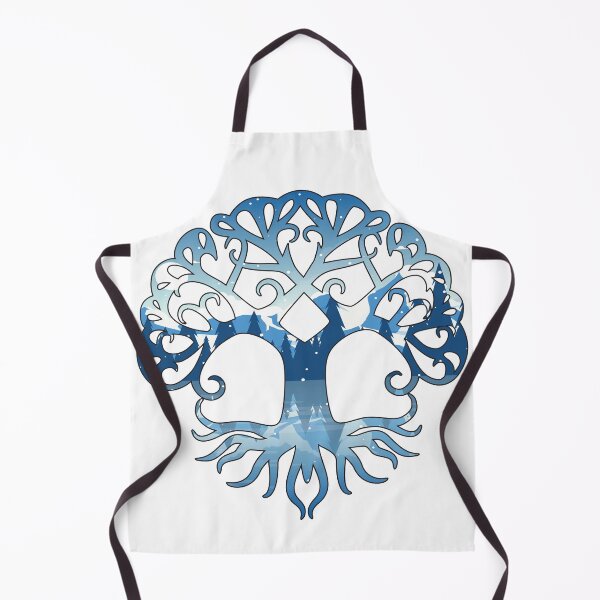 Item preview, Starry Winter Sky Celtic Tree designed and sold by damonasplace.