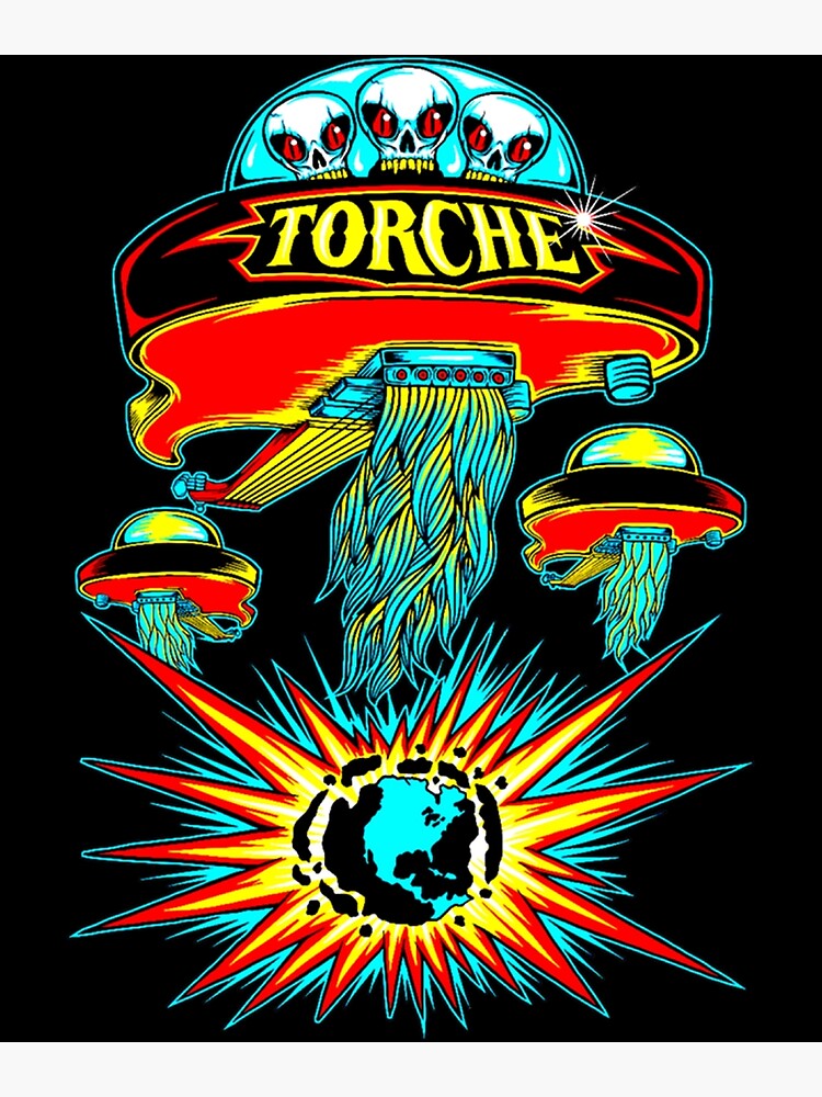 "torche band logo Genres rock" Poster for Sale by JAYKBAYARD Redbubble