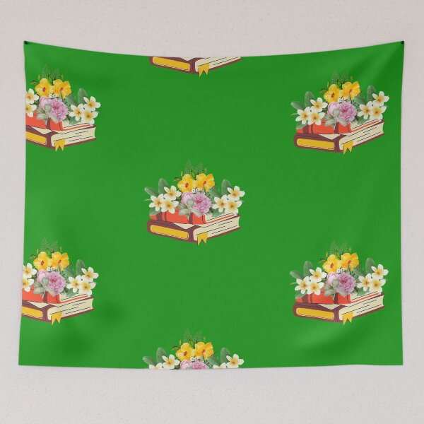 Item preview, Drawing open books with flowers designed and sold by pookamon14.