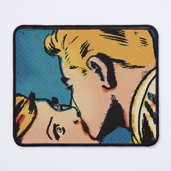 Item preview,  Comic Girl | Kiss | Retro | Vintage | Lichtenstein Inspired designed and sold by spinolator.