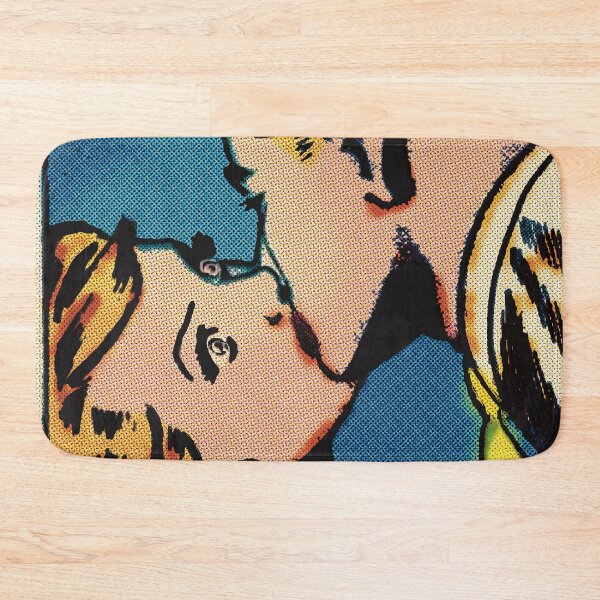 Item preview,  Comic Girl | Kiss | Retro | Vintage | Lichtenstein Inspired designed and sold by spinolator.