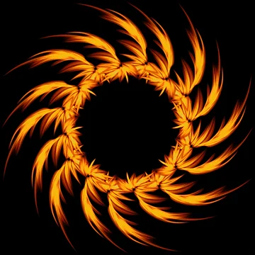 Artwork thumbnail, fire sun by Meo Design