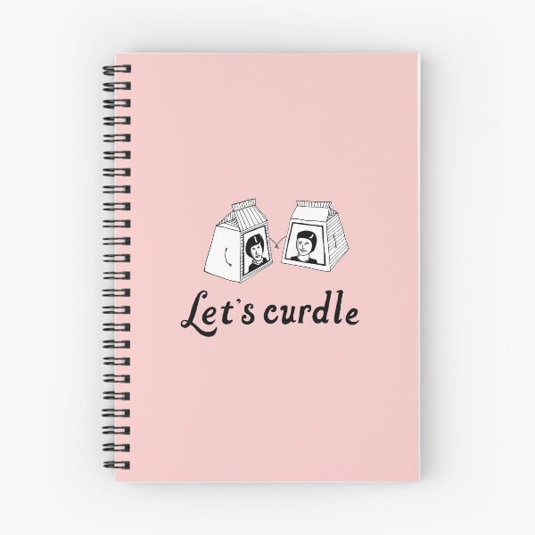 Item preview, Let’s Curdle Cuddling Milk Cartons - Black & White designed and sold by studiogooz.