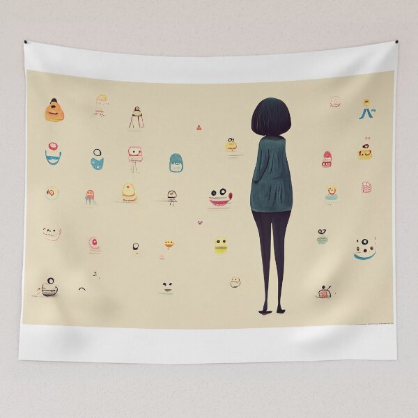 Item preview, Imaginary emoji emoticon  - Created by Artificial Intelligence designed and sold by Created-by-AI.
