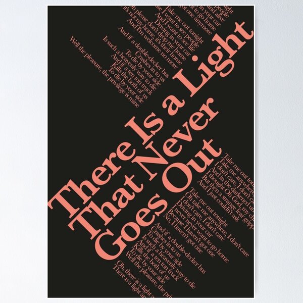 The Smiths Lyrics Posters for Sale