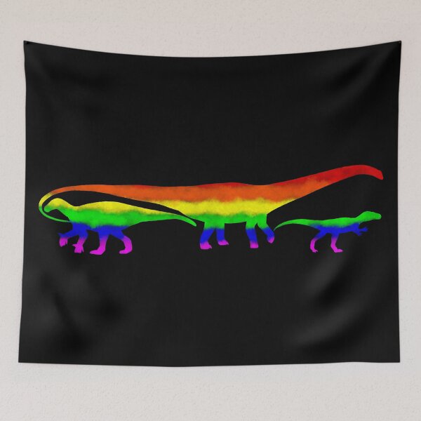 Item preview, Gay Pride Dino Rainbow designed and sold by Mina-Richards.