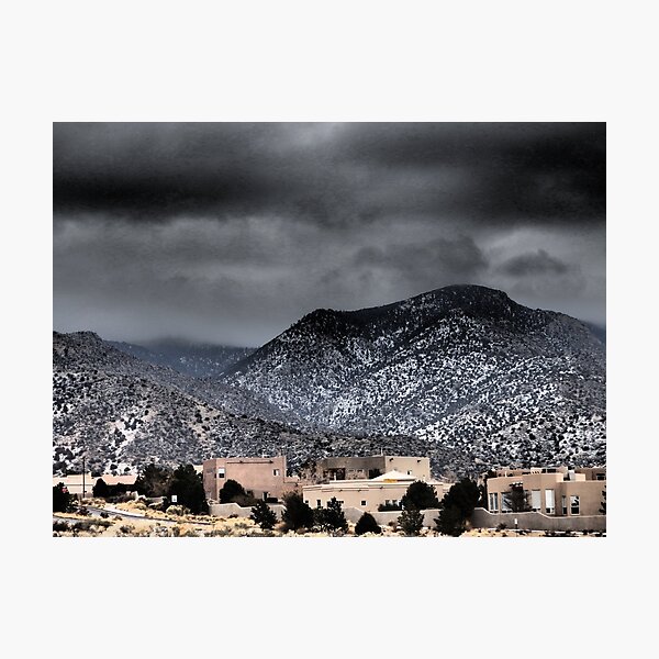 Item preview, Albuquerque—High Desert Snowy Day designed and sold by Marielle Valenzuela.