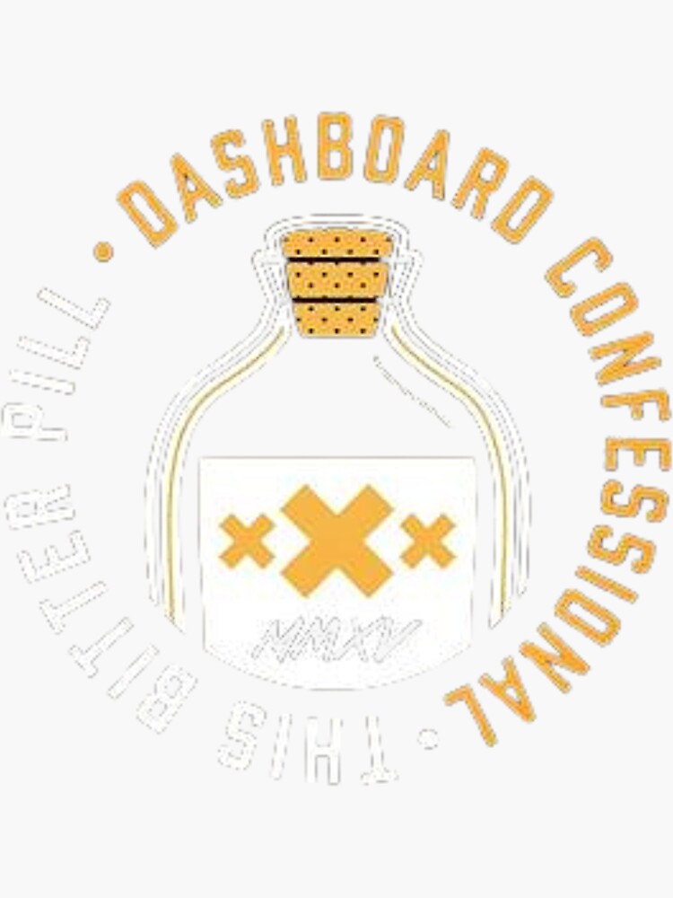 "Dashboard Confessional " Sticker for Sale by Redbubble