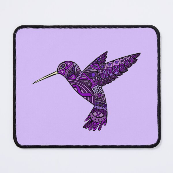 Item preview, Purple Awareness Ribbon Mandala Hummingbird  designed and sold by CaitlynConnor.
