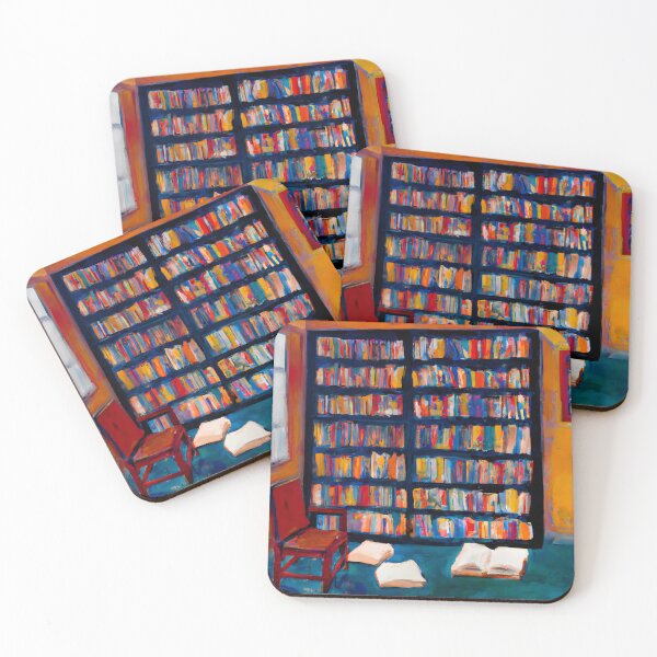 Item preview, Home Library Painting designed and sold by priddypaintings.