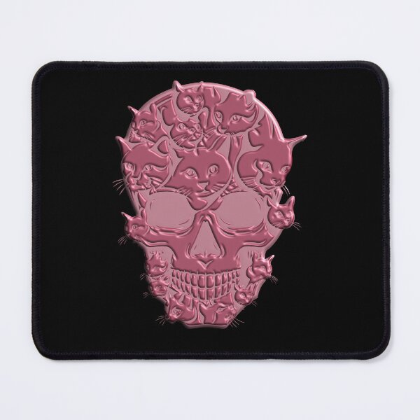 Item preview, skull cat designed and sold by cutenevil.