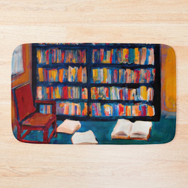 Item preview, Home Library Painting designed and sold by priddypaintings.