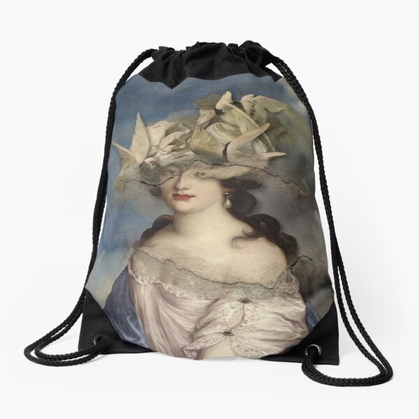 BirdHead Woman Drawstring Bag