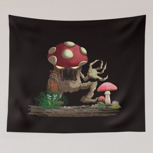 Item preview, Mushroom Man Art designed and sold by passiveink.