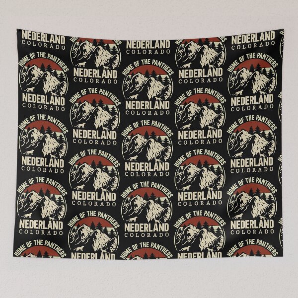 Item preview, Nederland Colorado Mountain Vintage Sunset T-Shirt designed and sold by KGN  CREATIVITY.