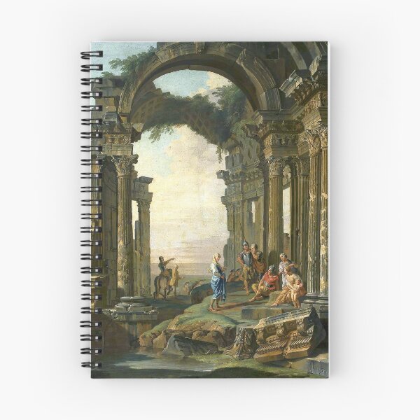 Item preview,  Giovanni Paolo Panini Architectural capriccio with Roman ruins designed and sold by OldTimeArt.