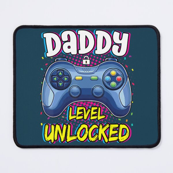 Item preview, Mens Daddy Level Unlocked Video Gamer Dad designed and sold by smallhou.