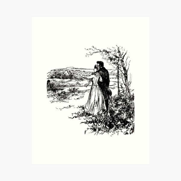 Item preview, antique jane eyre illustration 2   designed and sold by ThreeShirtShop.