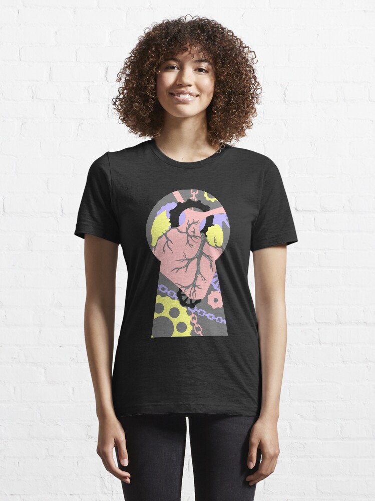 heart keyhole shirt