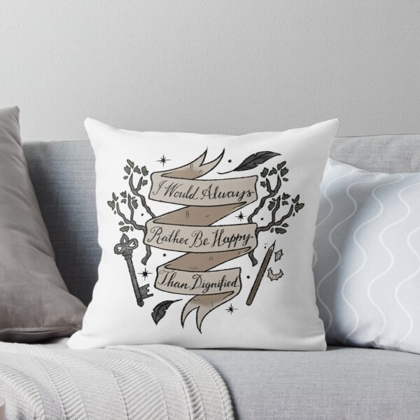 Item preview, i would always rather be happy than dignified - jane eyre quote   designed and sold by ThreeShirtShop.