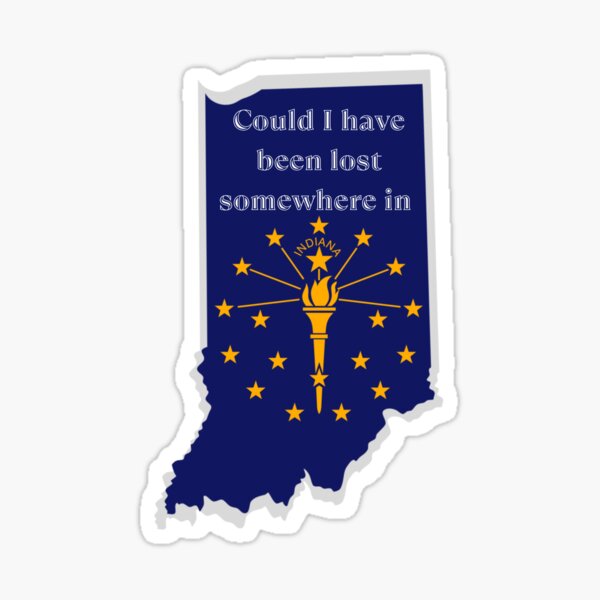 Item preview, DANCING NANCIES INDIANA STICKER designed and sold by DontBurnTheDay.