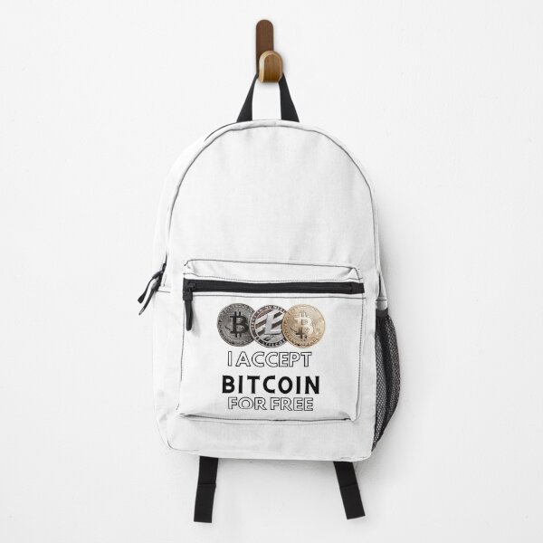 Item preview, I Accept Bitcoin For Free designed and sold by Quirky Dez.