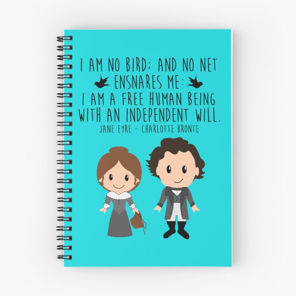 Item preview, Jane Eyre, I Am No Bird and No Net Ensnares Me    designed and sold by ThreeShirtShop.