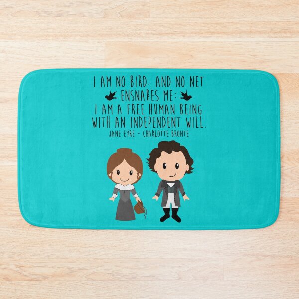 Item preview, Jane Eyre, I Am No Bird and No Net Ensnares Me    designed and sold by ThreeShirtShop.