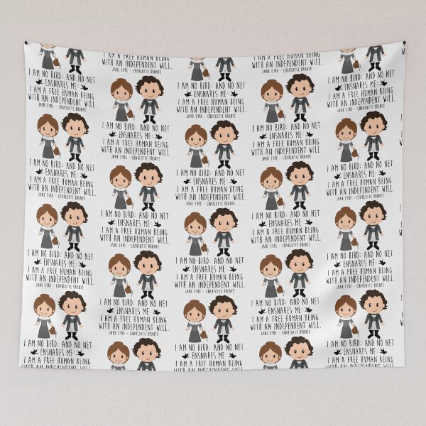 Item preview, Jane Eyre, I Am No Bird and No Net Ensnares Me    designed and sold by ThreeShirtShop.