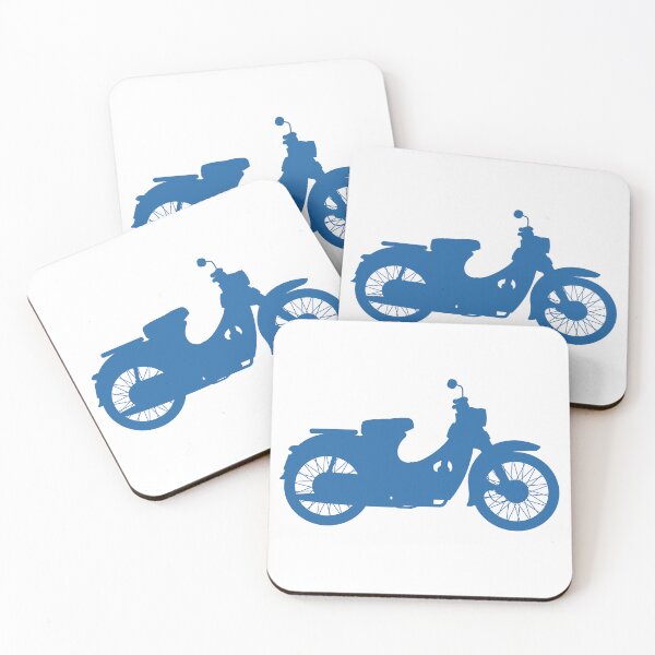 Item preview, Honda Super Cub - Silhouette Blue - C100 C90 C70 C65 C50 designed and sold by StudioFloyd.