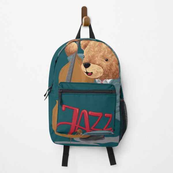 Item preview, Cute bear playing double bass designed and sold by Bhonard 21.