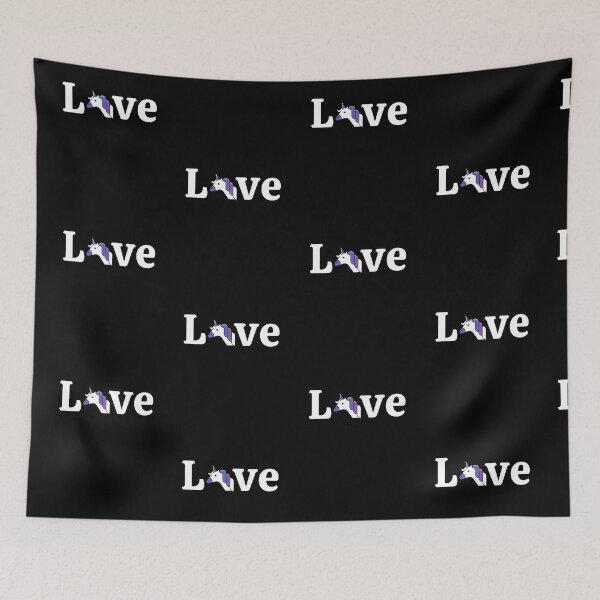 Item preview, Love Unicorn, I love Unicorns, white text designed and sold by JRice66.