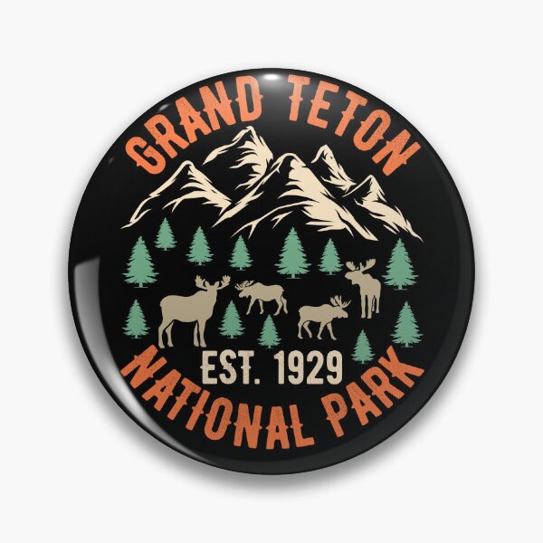 Item preview, Grand Teton National Park Est 1929 Vintage Sunset T-Shirt designed and sold by KGN  CREATIVITY.