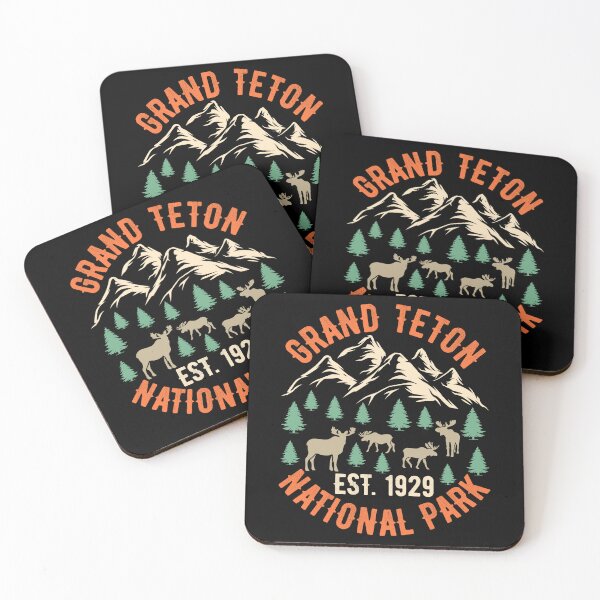 Item preview, Grand Teton National Park Est 1929 Vintage Sunset T-Shirt designed and sold by KGN  CREATIVITY.