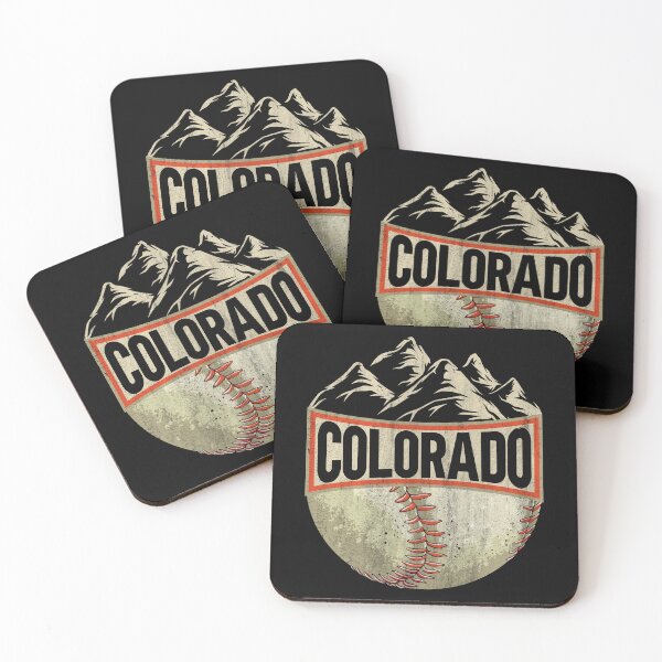 Artikelvorschau, Colorado-Baseball-Fan-Vintages Rocky Mountains-T - Shirt entworfen und verkauft von KGN  CREATIVITY.