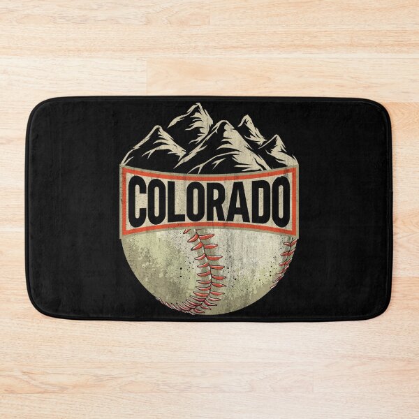 Artikelvorschau, Colorado-Baseball-Fan-Vintages Rocky Mountains-T - Shirt entworfen und verkauft von KGN CREATIVITY.