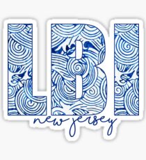 Long Beach Island New Jersey Sticker