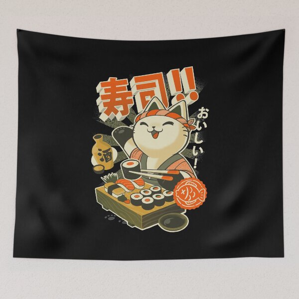 Item preview, Sushi Chef Cat  designed and sold by dennizunig.