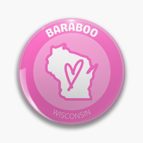 Item preview, BARABOO WISCONSIN - PINK LOVE designed and sold by jrno11.