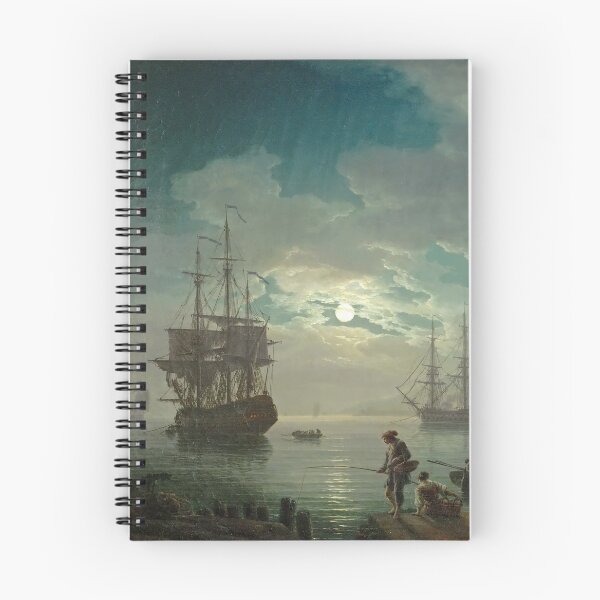 Item preview, Claude Joseph Vernet  Seaport by Moonlight designed and sold by OldTimeArt.