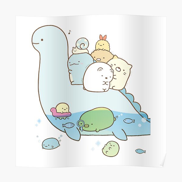 Sumikko Gurashi Poster For Sale By Tovieris Redbubble