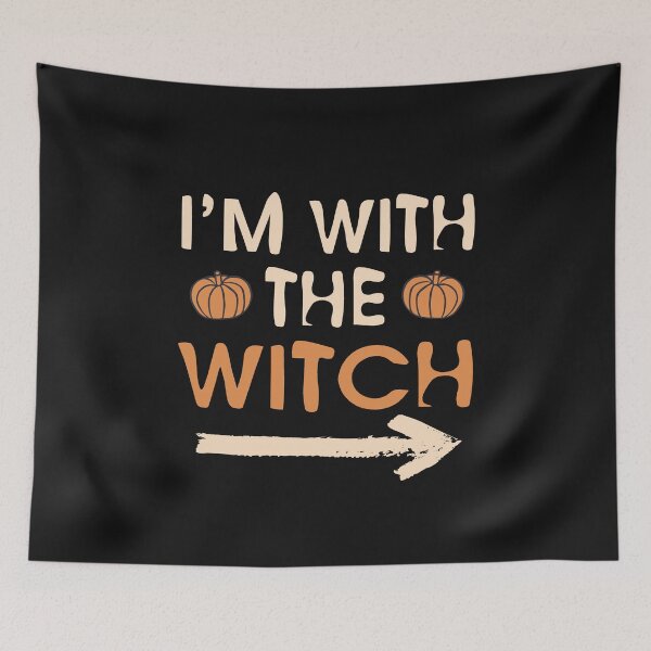 Item preview, I'm With The Witch Halloween Costume for Men Funny  designed and sold by alenaz.