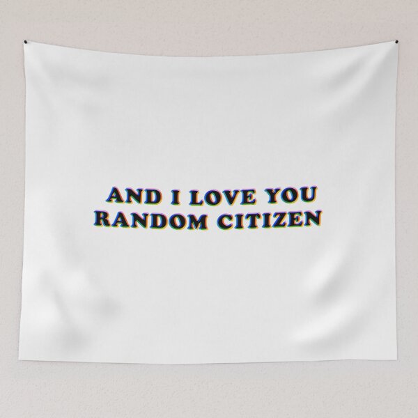Item preview, And I love you, random citizen Megamind quote designed and sold by brynn-b.