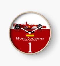 Michael Schumacher - Ferrari F2004 Clock