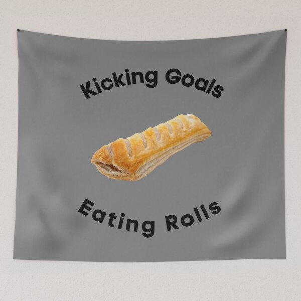 Item preview, Kicking Goals Eating Rolls designed and sold by oldmatee.