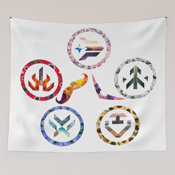 Item preview, Voltron team symbols designed and sold by animelover577.