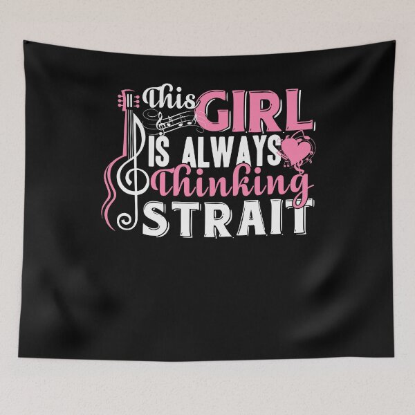 Item preview, Guitar This Girl Is Always Thinking Strait designed and sold by UnknownArtistt.