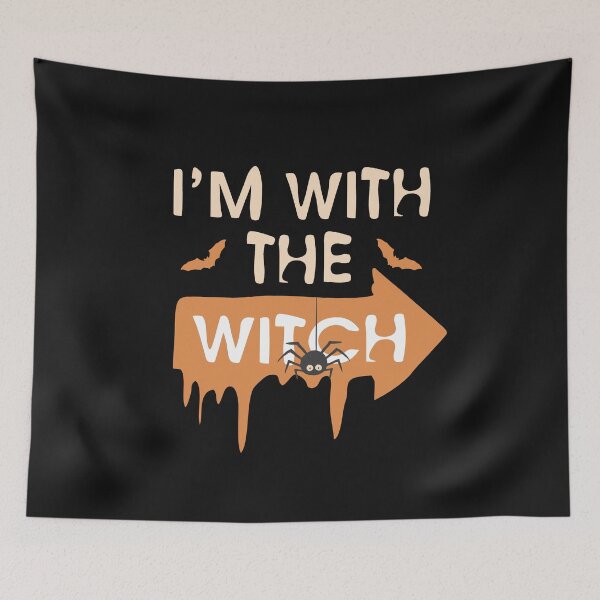 Item preview, Mens Halloween I'm With The Witch Couples Matching Costume Funny designed and sold by alenaz.