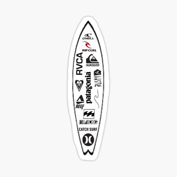 Pegatinas Surferas – Adhesivos de logos de SURF, SKATE y SNOW