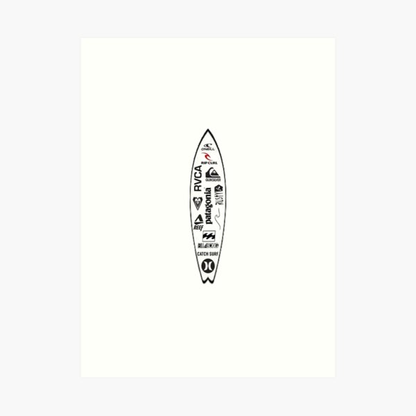 surf Art Print